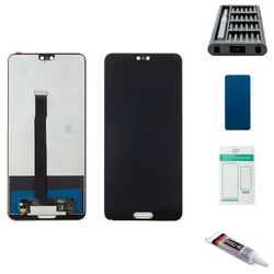 Huawei P20 Display schwarz - Premium-Set