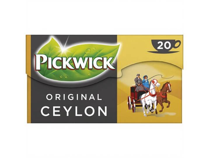 Pickwick Ceylon Zwarte Thee - 20 stuks, 40 g