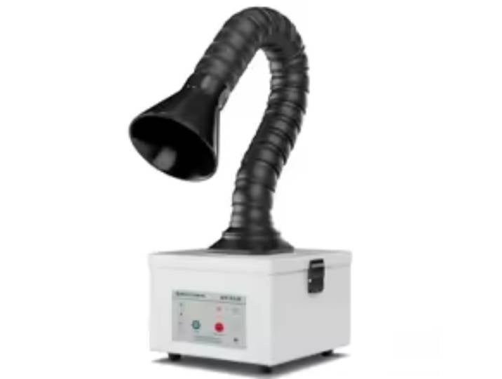 Extracteur de fumée Portable, absorbeur de fumée de soudage à faible bruit avec filtre à charbon actif pour le soudage Laser