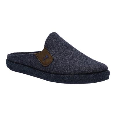 Hausschuh JOSEF SEIBEL "Clemens 01, ocean-kombi", Herren, Gr. 40, blau (ocean, kombi), Obermaterial: 100% Textilmaterial TEXMAT., Schuhe Hausschuh