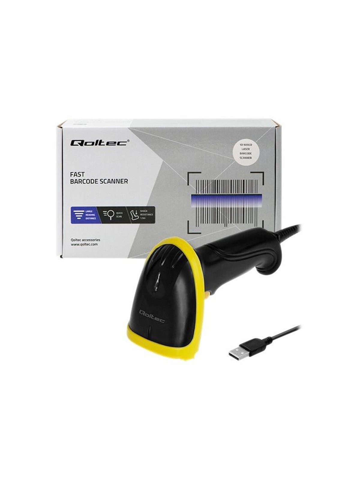 Qoltec - barcode scanner