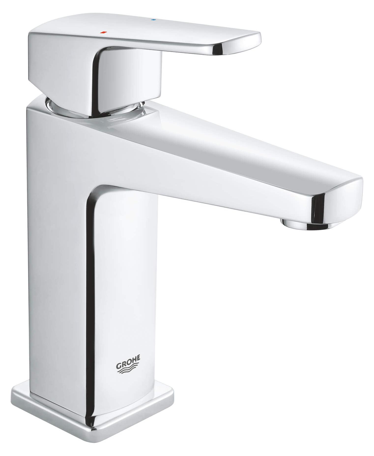 Einhebel-Waschtischarmatur 4 Zoll Zentrallochmontage Starlight Chrom