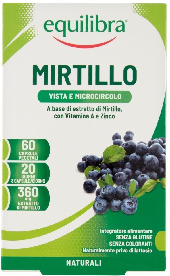 EQUILIBRA Srl Equilibra Mirtillo, 60 vegicaps