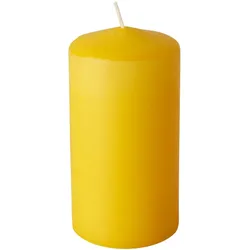 PAPSTAR Stumpenkerze 11.5 cm goldgelb
