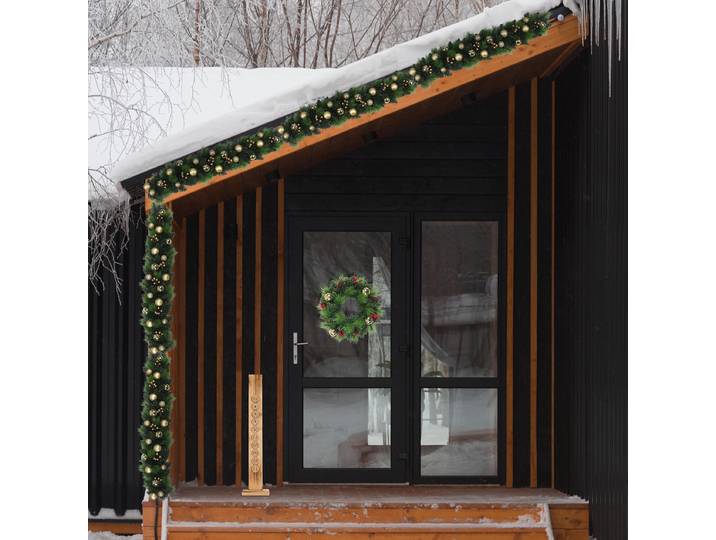 home24 LED-kerstkrans Noel 35 x 8 x 35cm