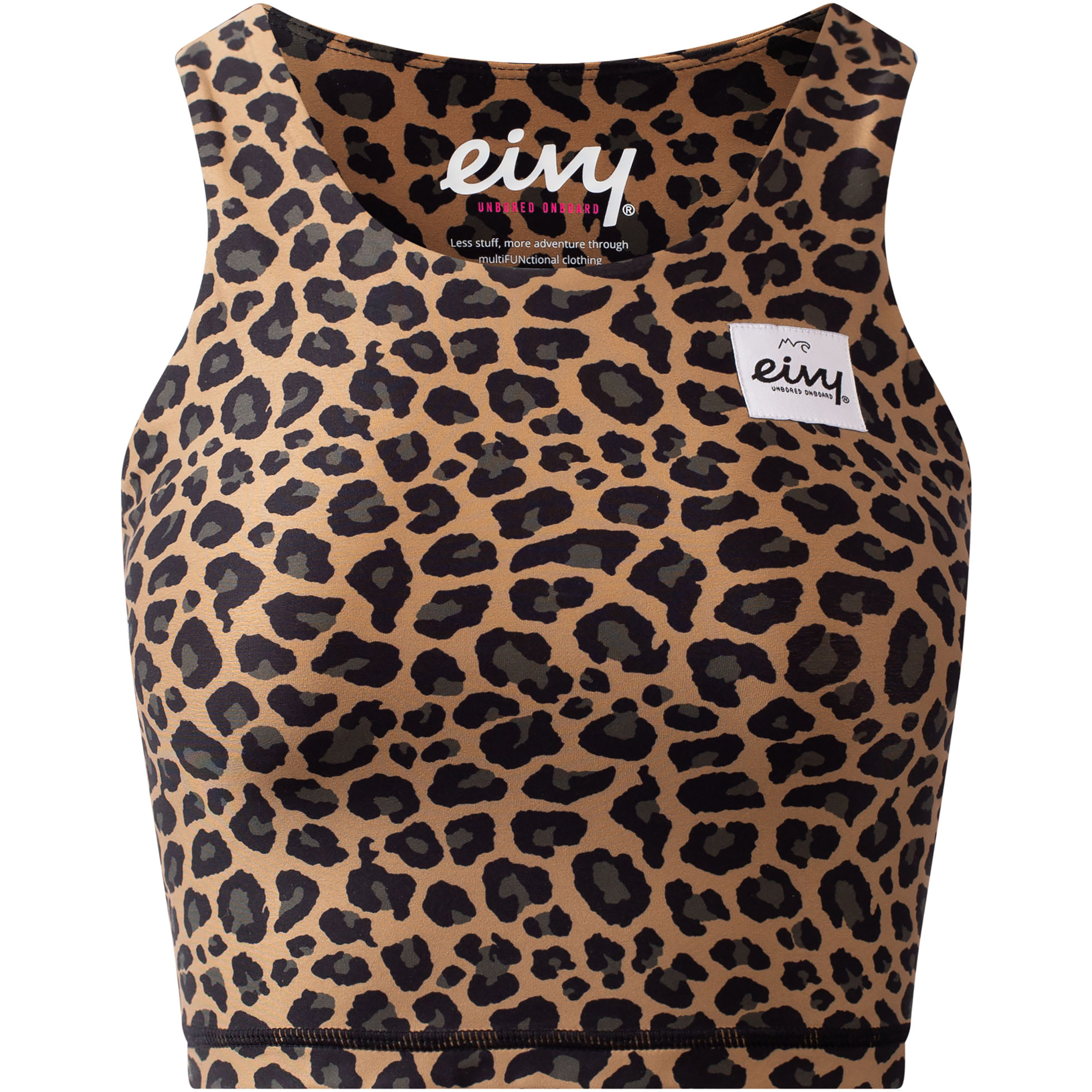 Eivy Cover Up Sport BH Damen Sport-BHs braun Größe S Trekking Elastisch
