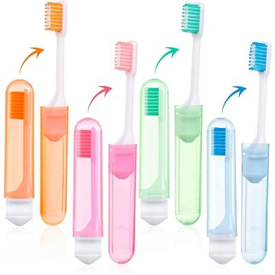 Uplift Treasures Foldable Travel Toothbrush With Case b (4 Pcs)