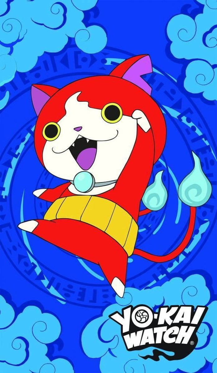 Yo-Kai Watch Strandlaken voor kinderen - Blauw - 70 x 120 cm
