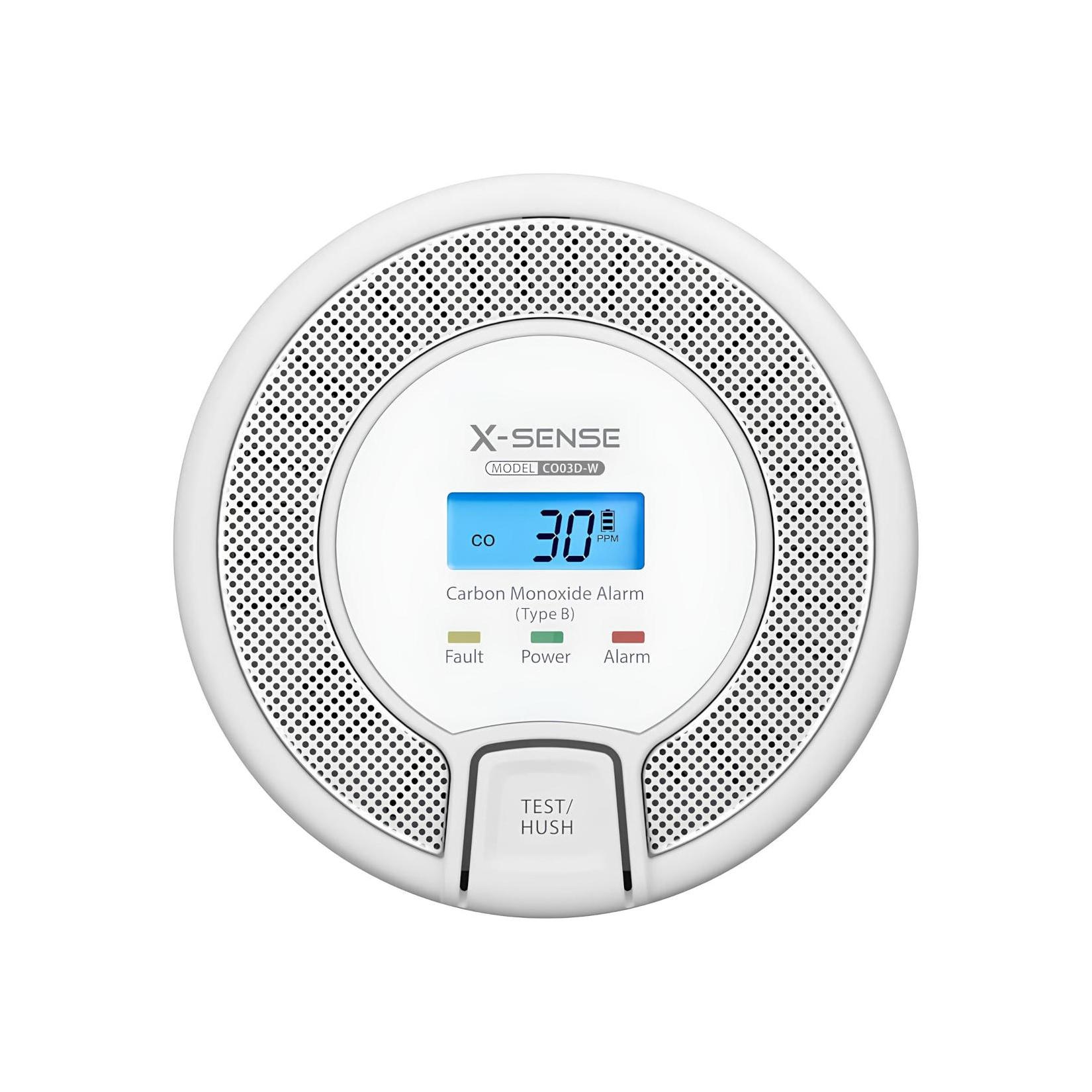X-Sense CO03D-W RF-Vernetzter Kohlenmonoxid CO-Melder