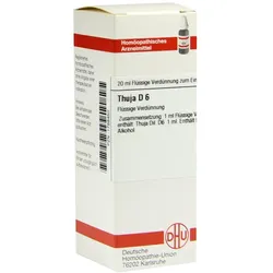 Thuja D 6 Dilution 20 ml