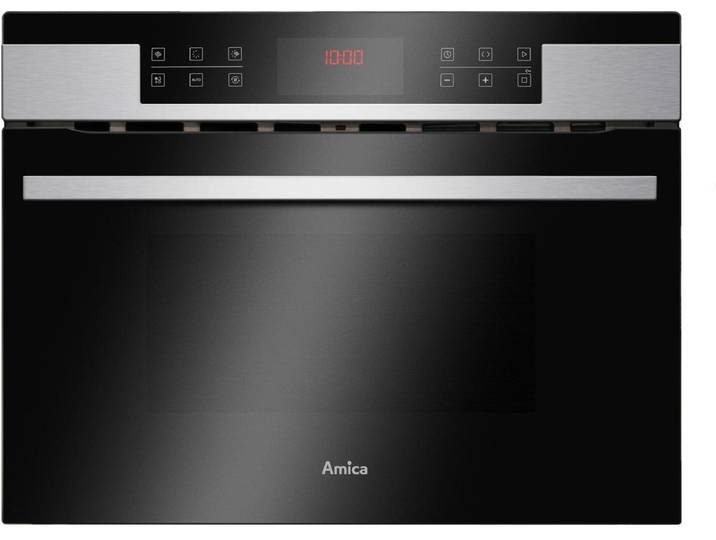 Amica Backofen mit Mikrowelle Amica EBC 841 600 E Kompakt-Einbaubackofen, 60 cm breit, 44 L