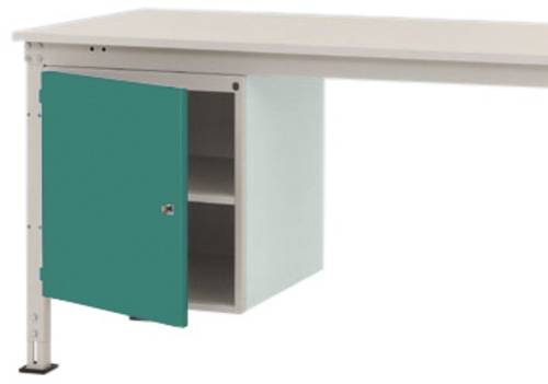 Manuflex ZB4963.0001 Gehäuse-Unterbau UNIVERSAL Stationär, Nutzhöhe 500mm mit 1 Tür links angeschlagen. Für Tischtiefe 800mm