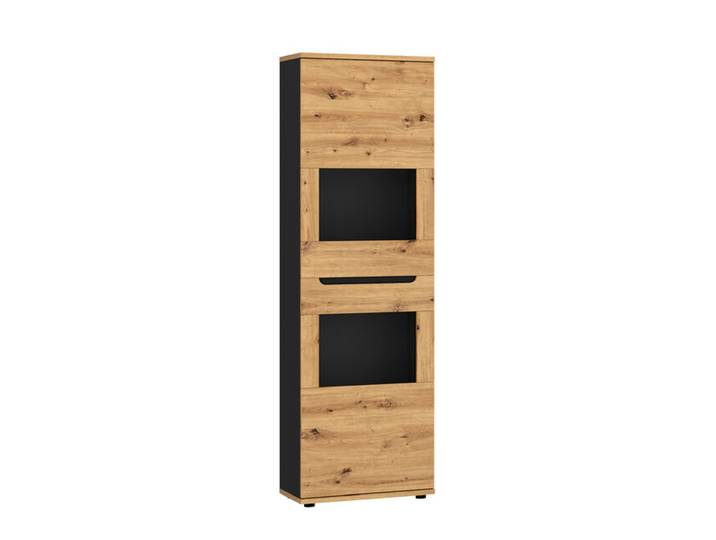 Vitrine Kingston 199 x 60 x 38 cm Artisan Eiche