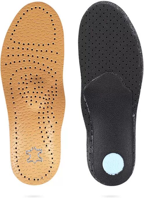 INF Orthopädische Einlegesohlen Leder Fußgewölbestütze für Plattfüße 41-42