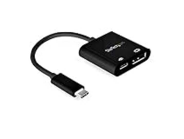 StarTech.com CDP2DP14UCPB Adaptateur USB Type-C vers DisplayPort 1.4 avec Power Delivery - 8K 30 Hz