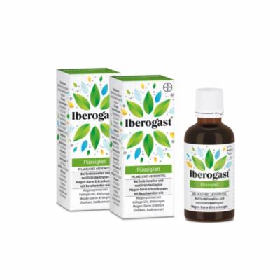 Bayer Vital GmbH IBEROGAST Classic Flüssigkeit zum Einnehmen 2x50 ml * (bisher IBEROGAST flüssig 100ml) 100 ml 02503461