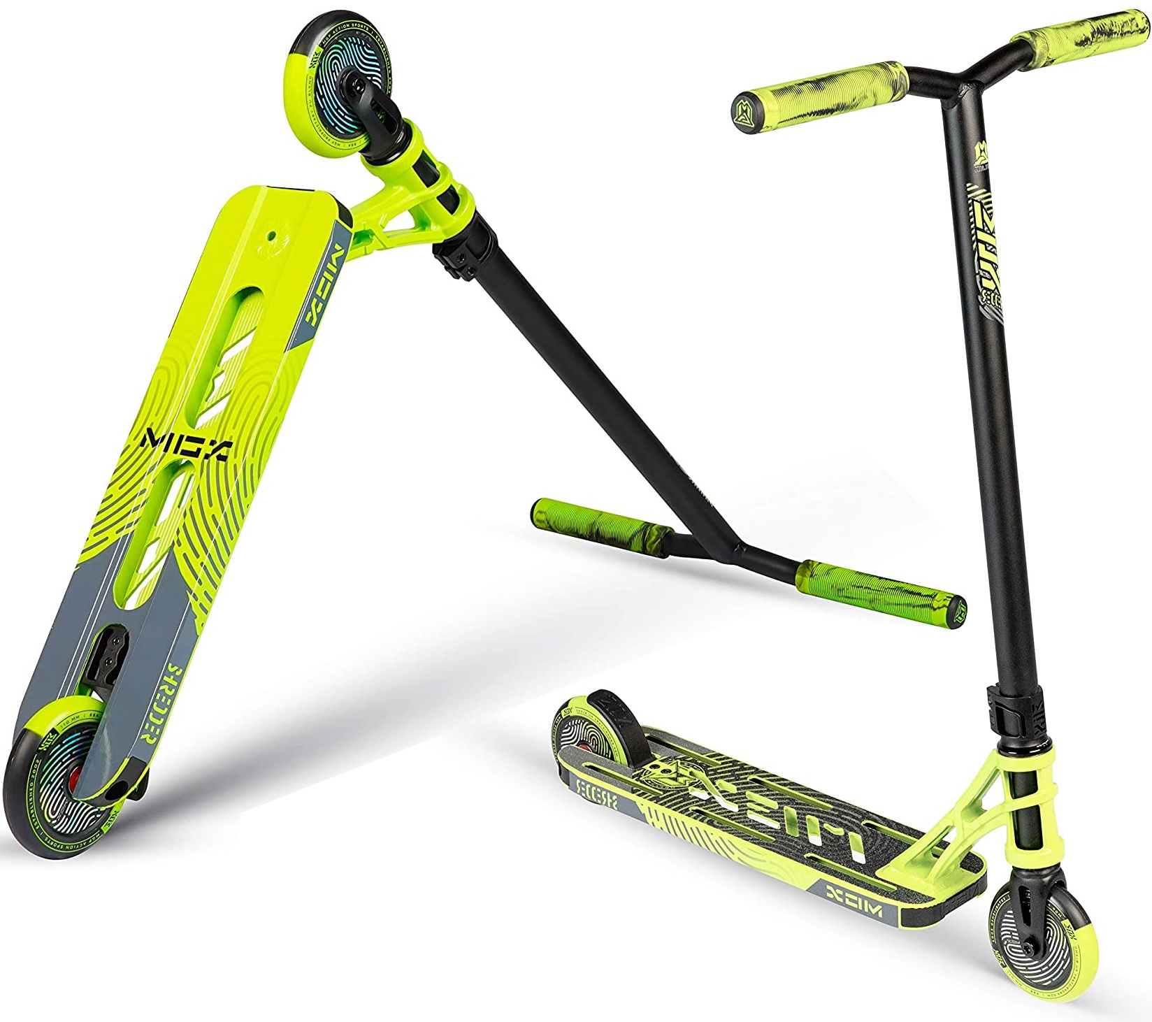 MGP Madd Gear MGX S1 Shredder Stunt-Scooter H=79 schwarz/grün (23383)