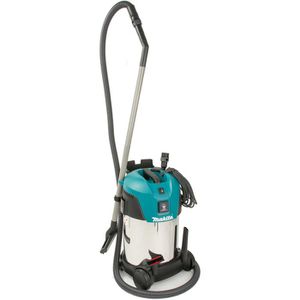 Makita Nass-Trockensauger VC3011L, türkis, 30 Liter, 1000 Watt, mit Steckdose, Staubklasse L