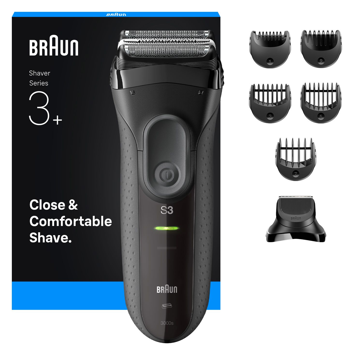 Braun Series 3 3000BT ProSkin Nass&Trocken Rasierer Nickel-Metallhydrid (NiMH) 45 min 8700216735568