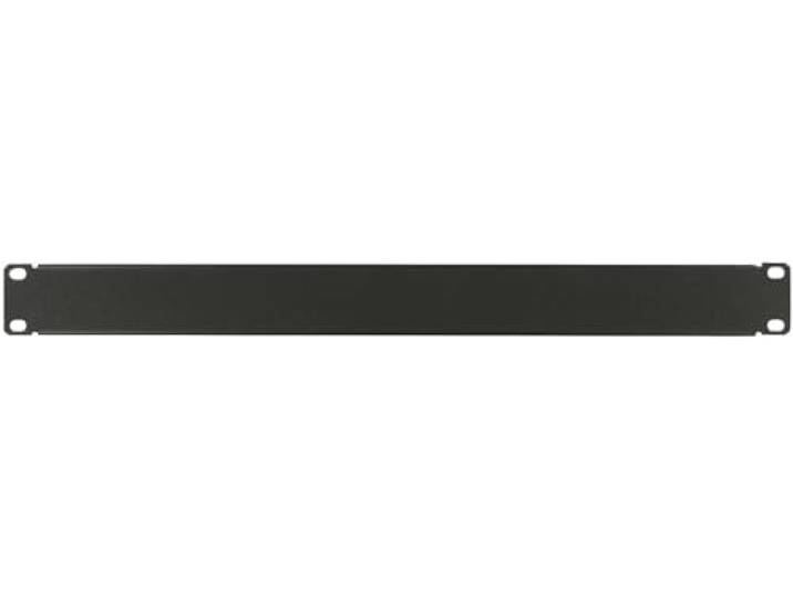 LOGON RAB100BL Blank Panel rack-toebehoren - rack-accessoires (blank paneel, zwart, 48,3 cm (19 inch), 1U, 482 mm, 15 mm
