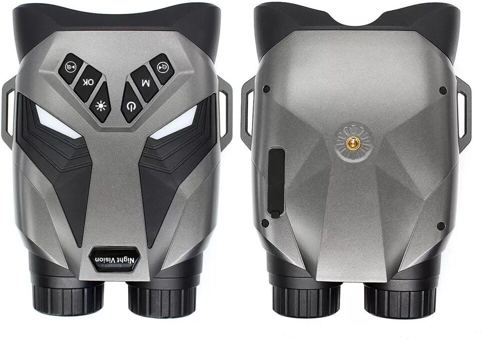 INF Jumelles de Vision Nocturne Numériques 4K - Lunettes de Vision Nocturne Infrarouge Haute Définition pour la Chasse, le Gris