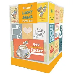 Hellma Zucker Portionszucker Lucky Sugar Paper Art 500 Stück