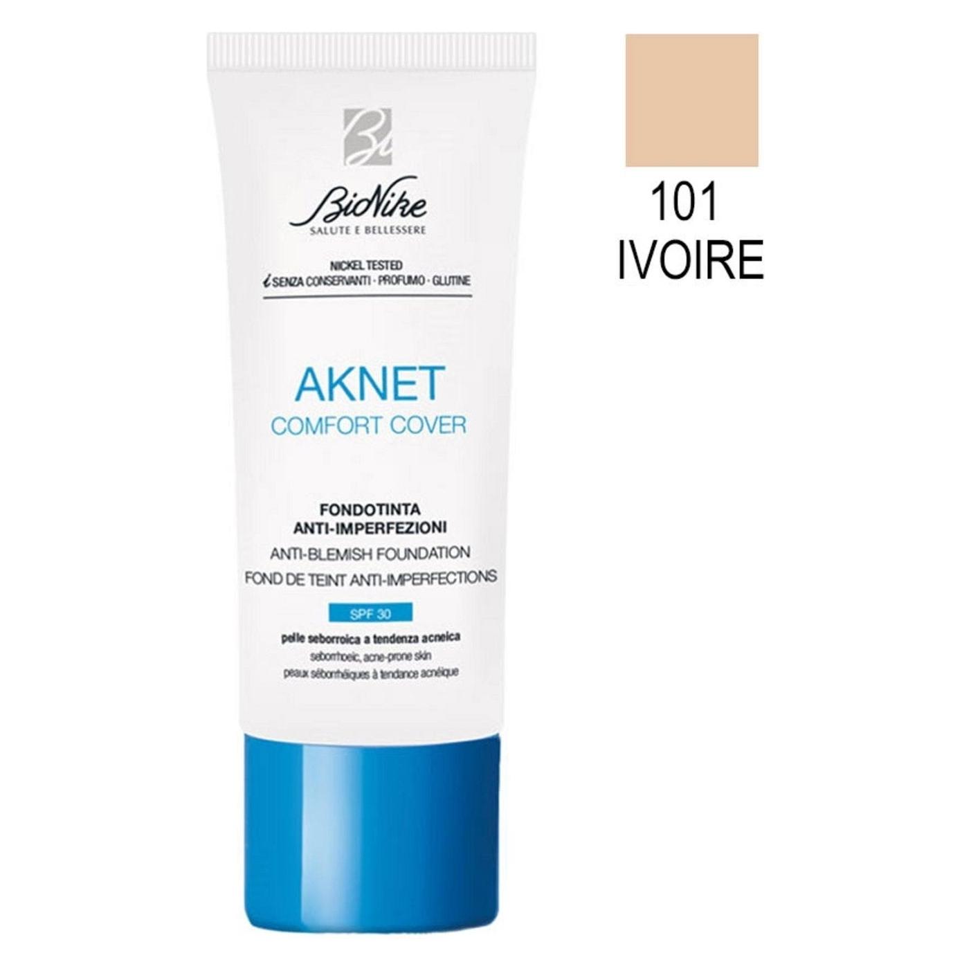 BioNike Aknet Comfort Primer Abdeckung Nr. 101 Elfenbein 30ml (elfenbeinfarben) (982134189)