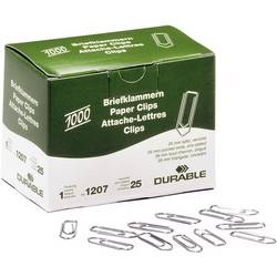 Durable Büroklammer 120725 26 mm Verzinkt 1000 St.