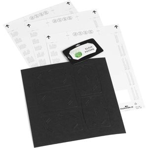 Durable Einsteckschilder BADGEMAKER-Set 827201, inkl. 20 Namensschildern, 40 x 75 mm, 36 Stück