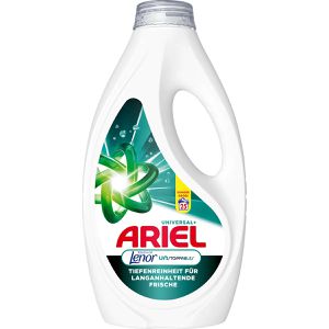 Ariel Waschmittel Universal+ Vollwaschmittel, flüssig, Touch of Lenor, 1,125 Liter, Waschladungen 25