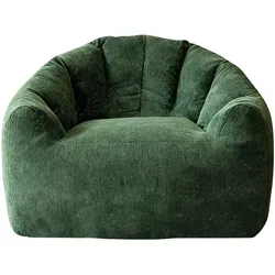 SESSEL aus Flanell mit ergonomischer Bärentatzen-Form