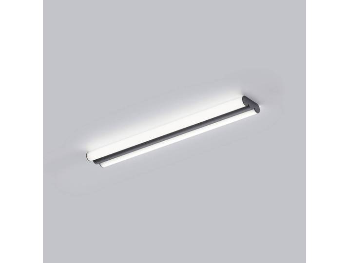 Helestra Wandlampe LOOM, schwarz, für Badezimmer, Metall, Wandleuchte, Wandlampe Bad