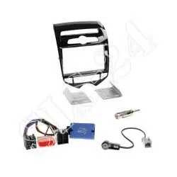 Autoradio 2-DIN Einbaurahmen Radioblende+LFB Adapter Einbauset Hyundai ix20 (...