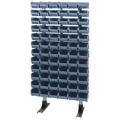 ArtPlast - Metallregal 60x30x125 cm mit 72 Organizer-Boxen aus Polypropylen - CONTENITORI-Kollektion