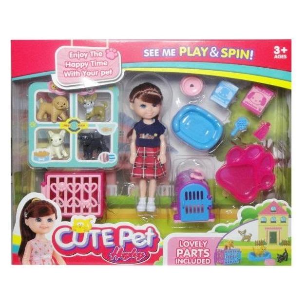 Swede Puppe mit Tieren (47391070)