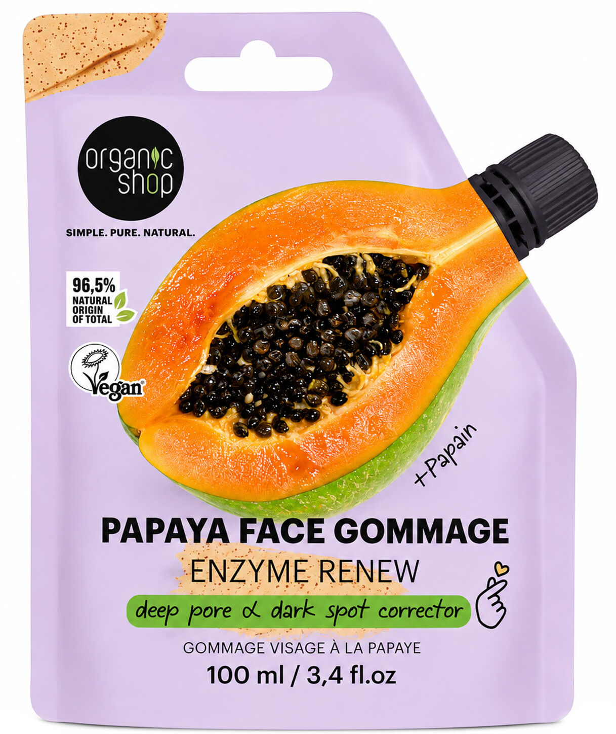 ORGANIC SHOP Papaya Face Gommage 100ml