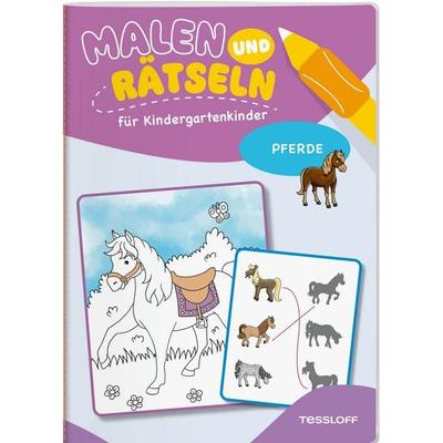 Malen und Rätseln für Kindergartenkinder. Pferde, von Nadja Schwendemann, Tessloff Verlag Ragnar Tessloff GmbH & Co. KG, 978-3-7886-4754-4