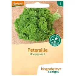 Bingenheimer Saatgut Petersilie Mooskrause demeter
