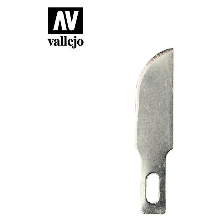 Vallejo general purpose cuved blades (5) - for no. 1 handle (T06002) (T06002)