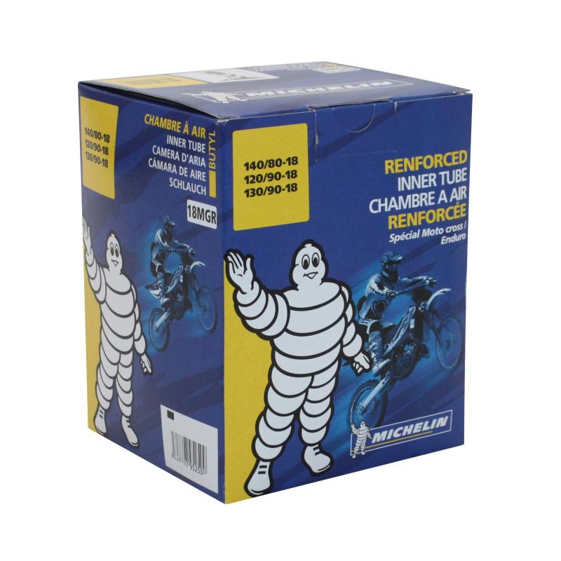 Chambre à air Michelin offroad 140/80-18 valve droite