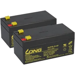 2x Kung Long WP3.3-12 AGM Akku 12V 3,3Ah – passend für Steighilfe Scala Mobil | VdS-Ausführung