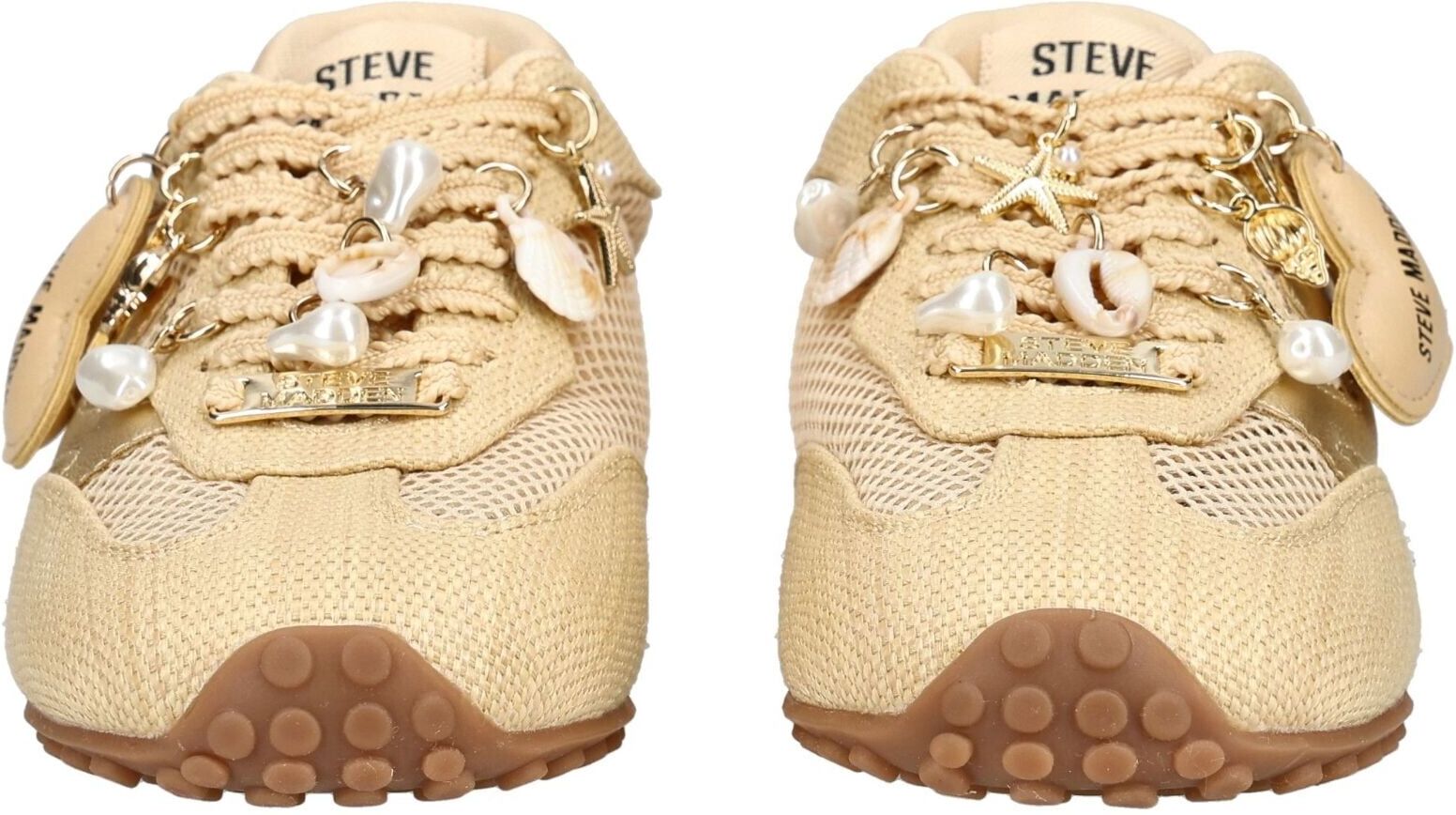 Sneaker STEVE MADDEN "STEVE MADDEN Sneaker Textil", Damen, Gr. 37, beige (natur), Textil, Schuhe Sneaker