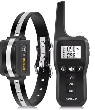 Inspire Essentials Rojeco Remote Rechargeable Dog Training Collar black 1 Collar