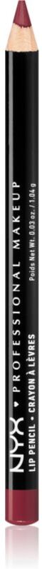 NYX Professional Makeup Slim Lip Pencil precise lip pencil shade Plush Red 1 g