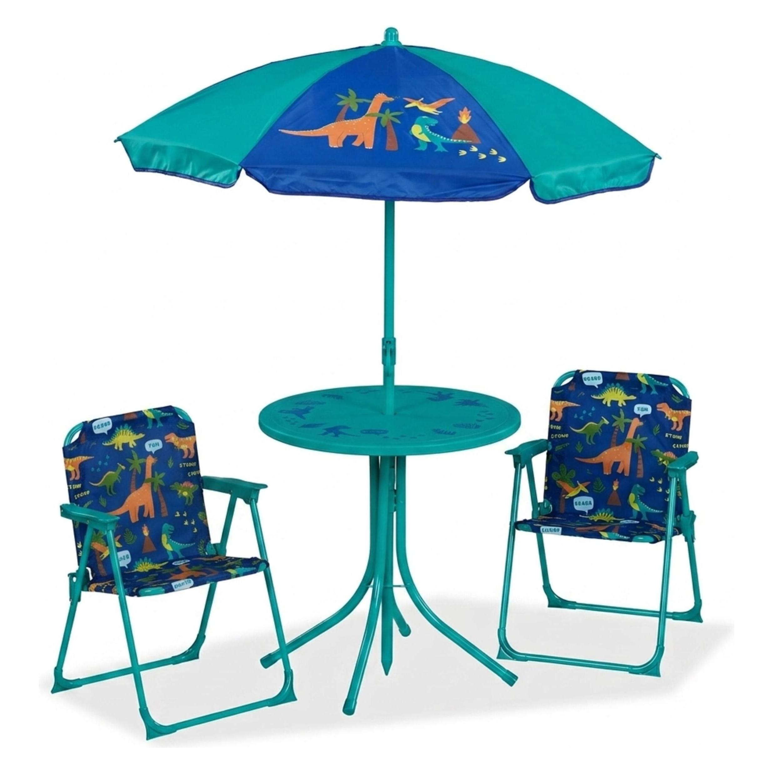 Relaxdays Camping Kindersitzgruppe (Kinderstuhl, Kindertisch) (4052025865825)