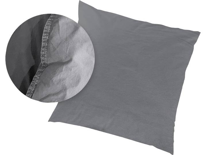 Kissenbezüge PRIMERA Kissenbezüge »Stone Washed«, Primera (2 Stück) , grau (anthrazit), B:40cm L:40cm, Renforcé, Obermaterial: 100% Baumwolle, Kissenbezüge, Kissenbezüge, mit Stone-Washed Optik