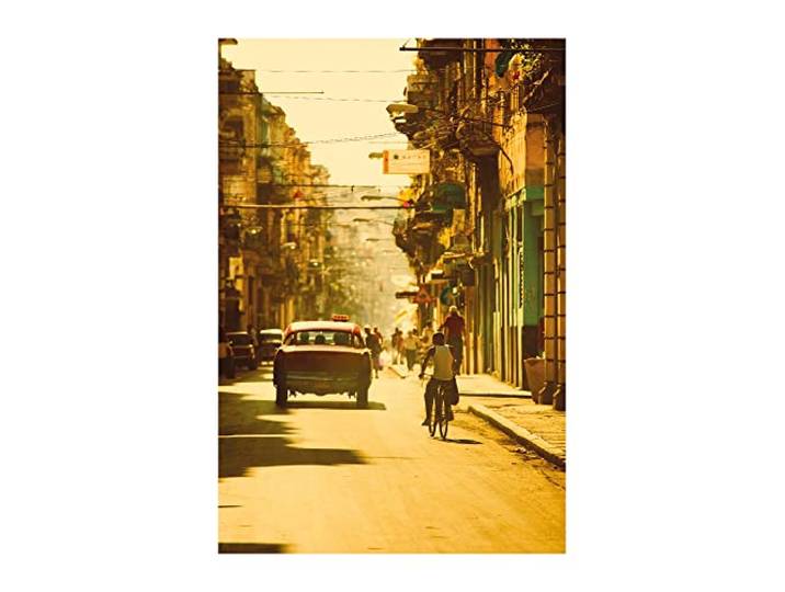 Komar Cuba Streets – Taille : 50 x 70 cm Impression sur toile (sans cadre) Pure Boutique