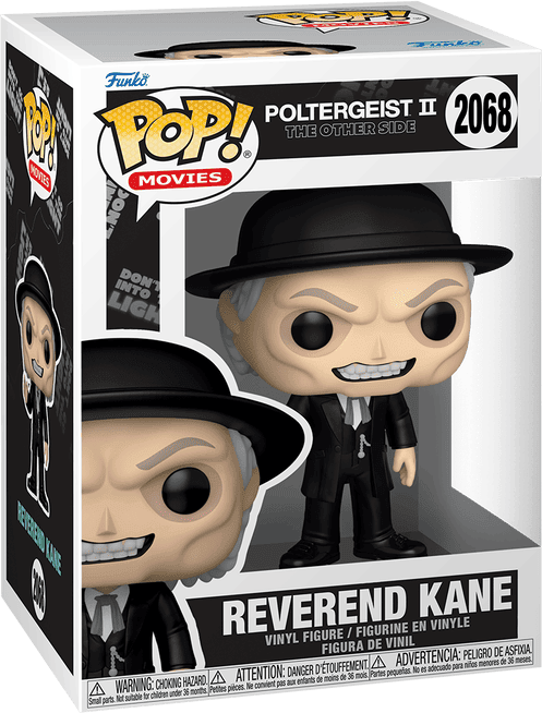Funko Pop! Movies Poltergeist II: The Other Side Reverend Kane #2068, 9.9 cm Vinyl Figure, Official Collectible