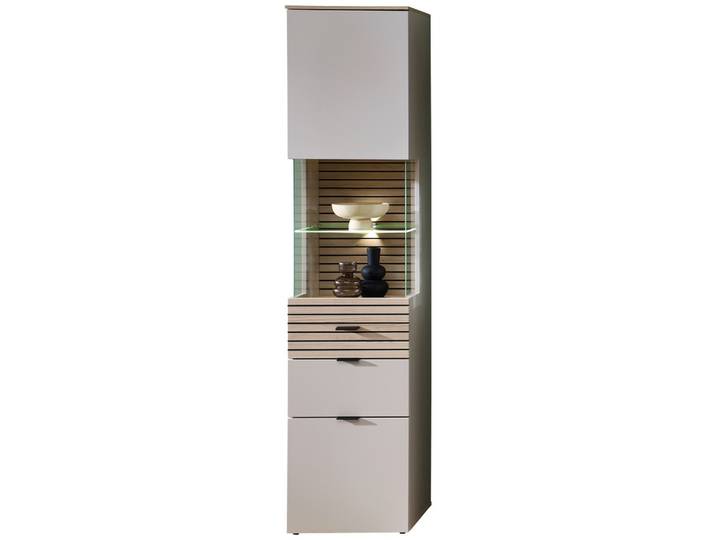 Vitrine Memphis Eichefarben/Kaschmir