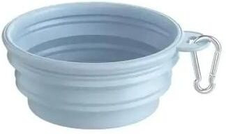 Uplift Picks Collapsible Silicone Travel Dog Bowl Portable Folding Food And Water Bowl For Dogs And Cats blue 1000 Ml